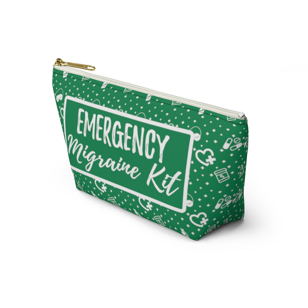 Emergency Migraine Kit Pouch (Grass) - Achy Smile Shop