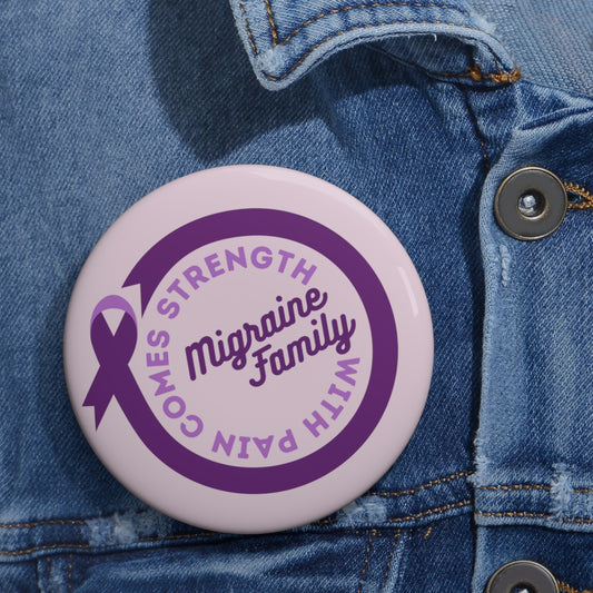 Migraine Family Pin Buttons