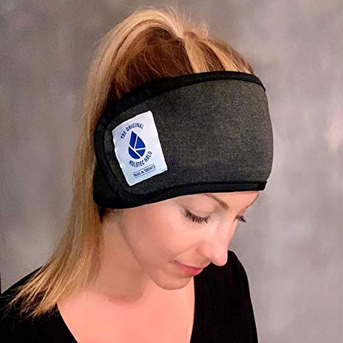 koldtec Headache Halo (Black/Gray) Natural Headache & Migraine Relief, Targeted Cold Therapy, Engineered Ice Inside, Sleep Approved, Quality Made in North America, Buy Local
