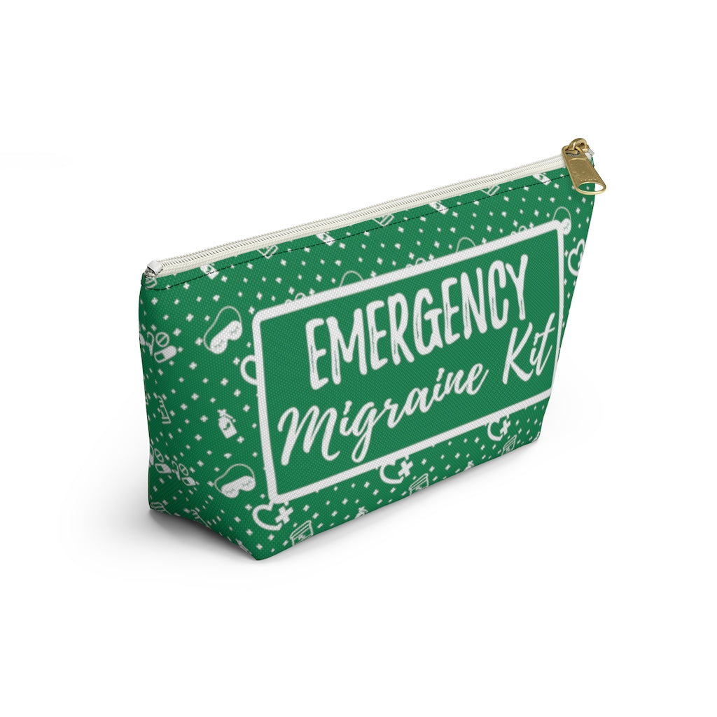 Emergency Migraine Kit Pouch (Grass) - Achy Smile Shop