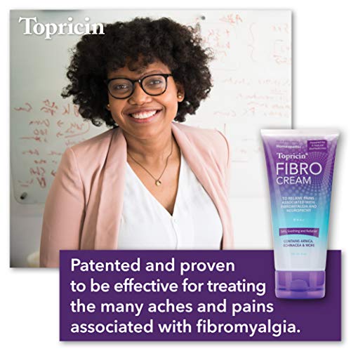 Topricin FIBRO Pain Relieving Cream (6 oz) – Rapid Relief For Fibromyalgia with Patented Formula - Reduces Duration and Intensity of Fibromyalgia Episodes, Improves Sleep and Restores Energy
