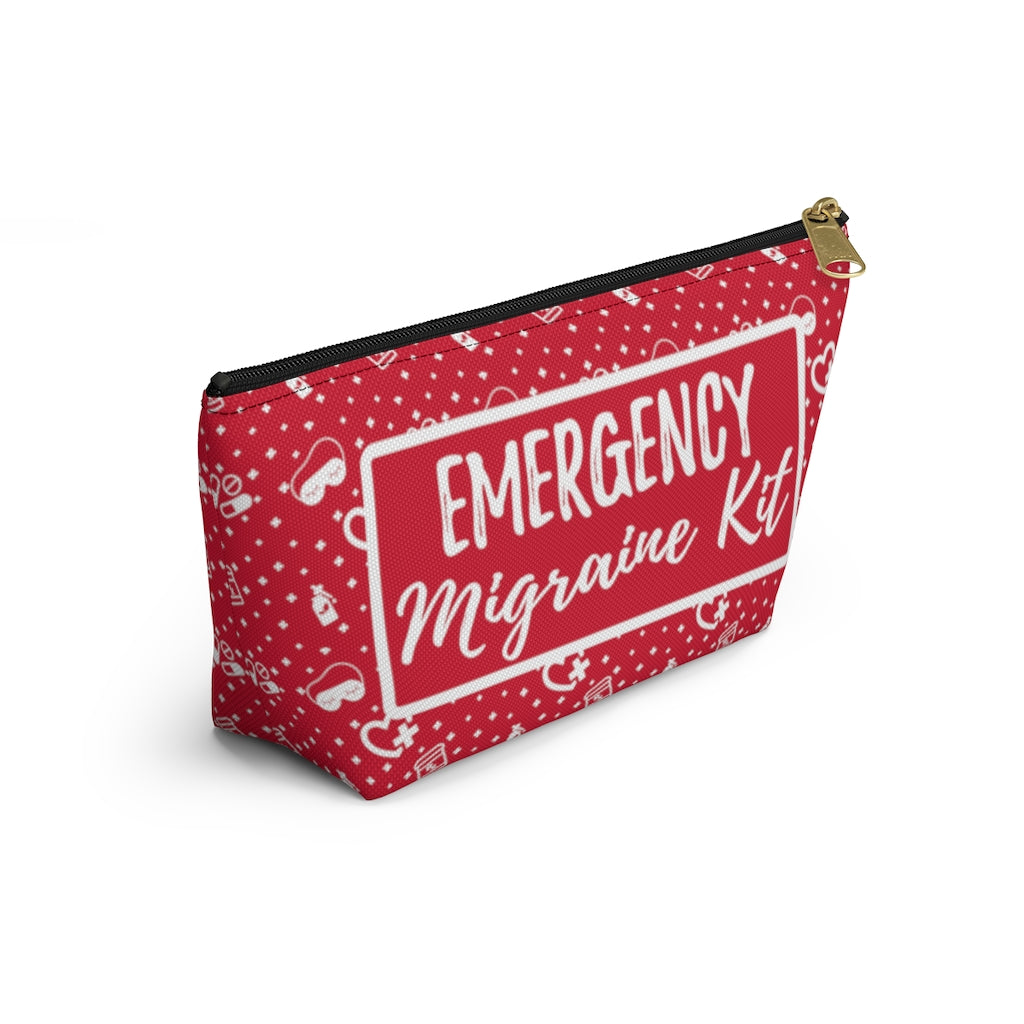 Emergency Migraine Kit Pouch (Cherry) - Achy Smile Shop