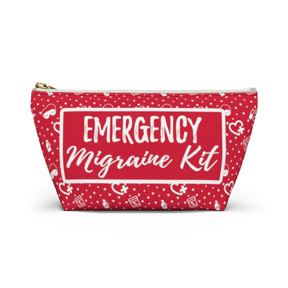 Emergency Migraine Kit Pouch (Cherry) - Achy Smile Shop