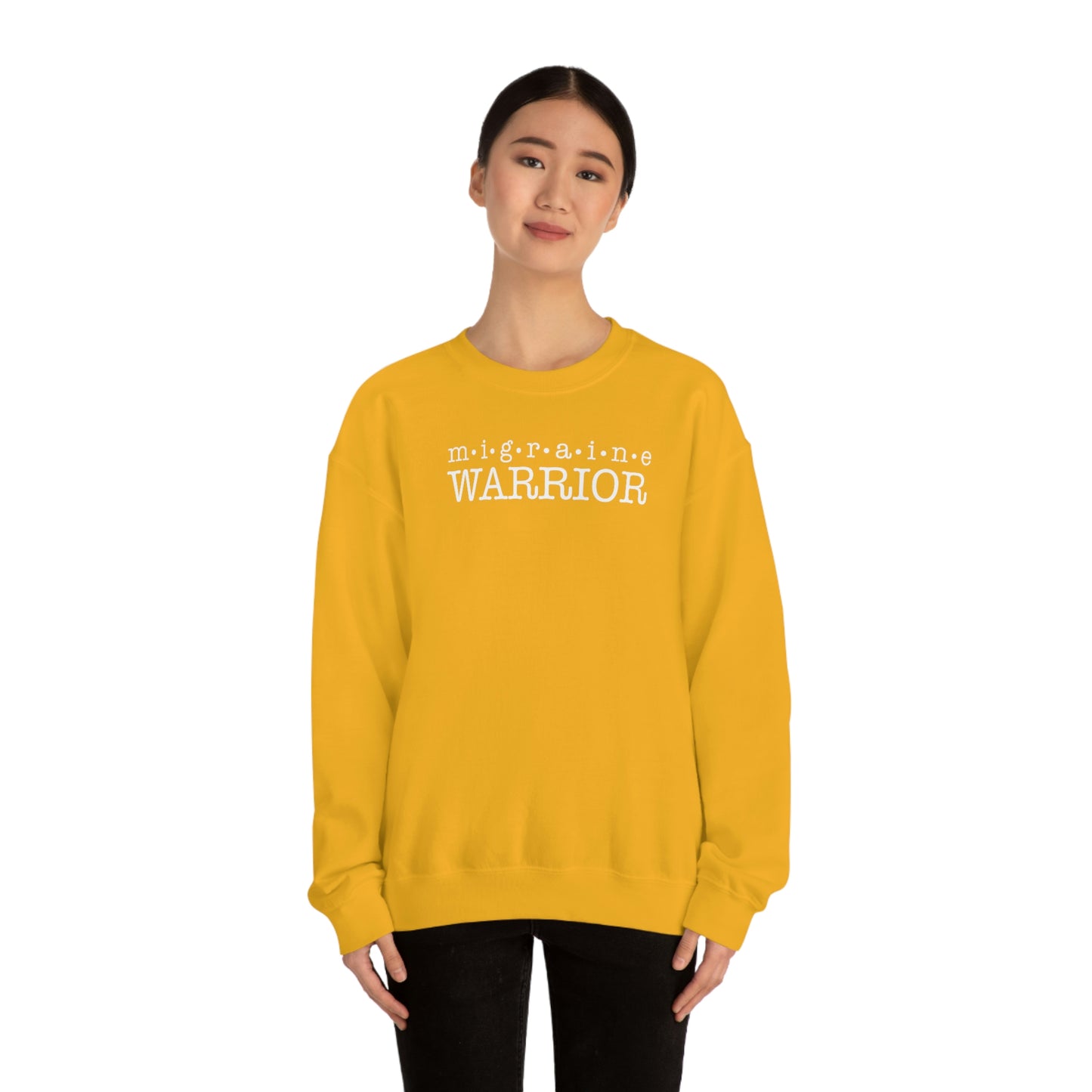 Migraine Warrior Dark Crewneck Sweatshirts