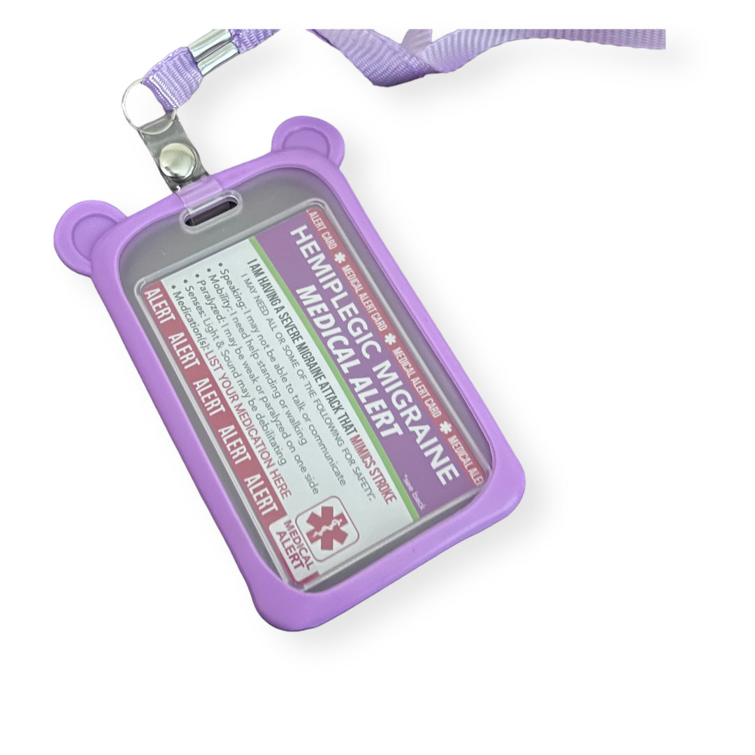 Alert Card Holder Lanyard