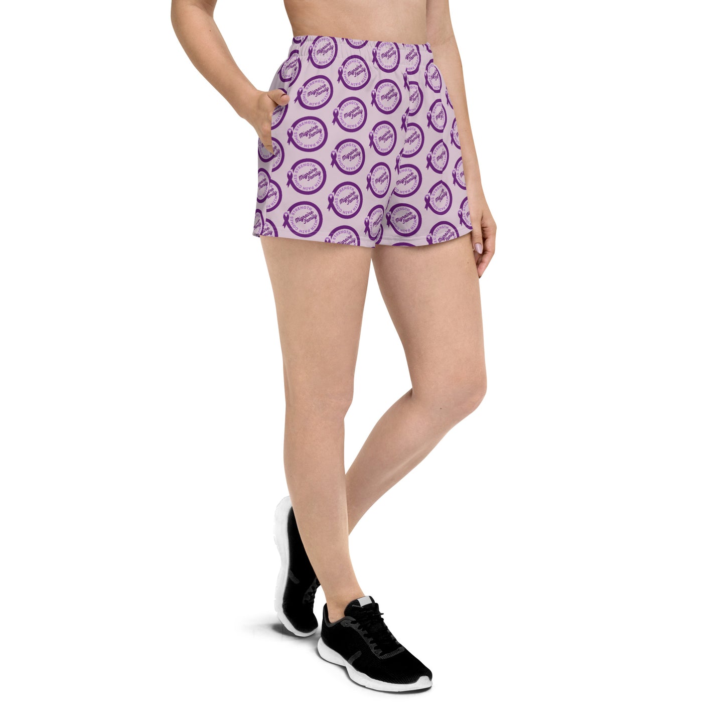 Migraine Family Women’s Recycled Athletic Shorts