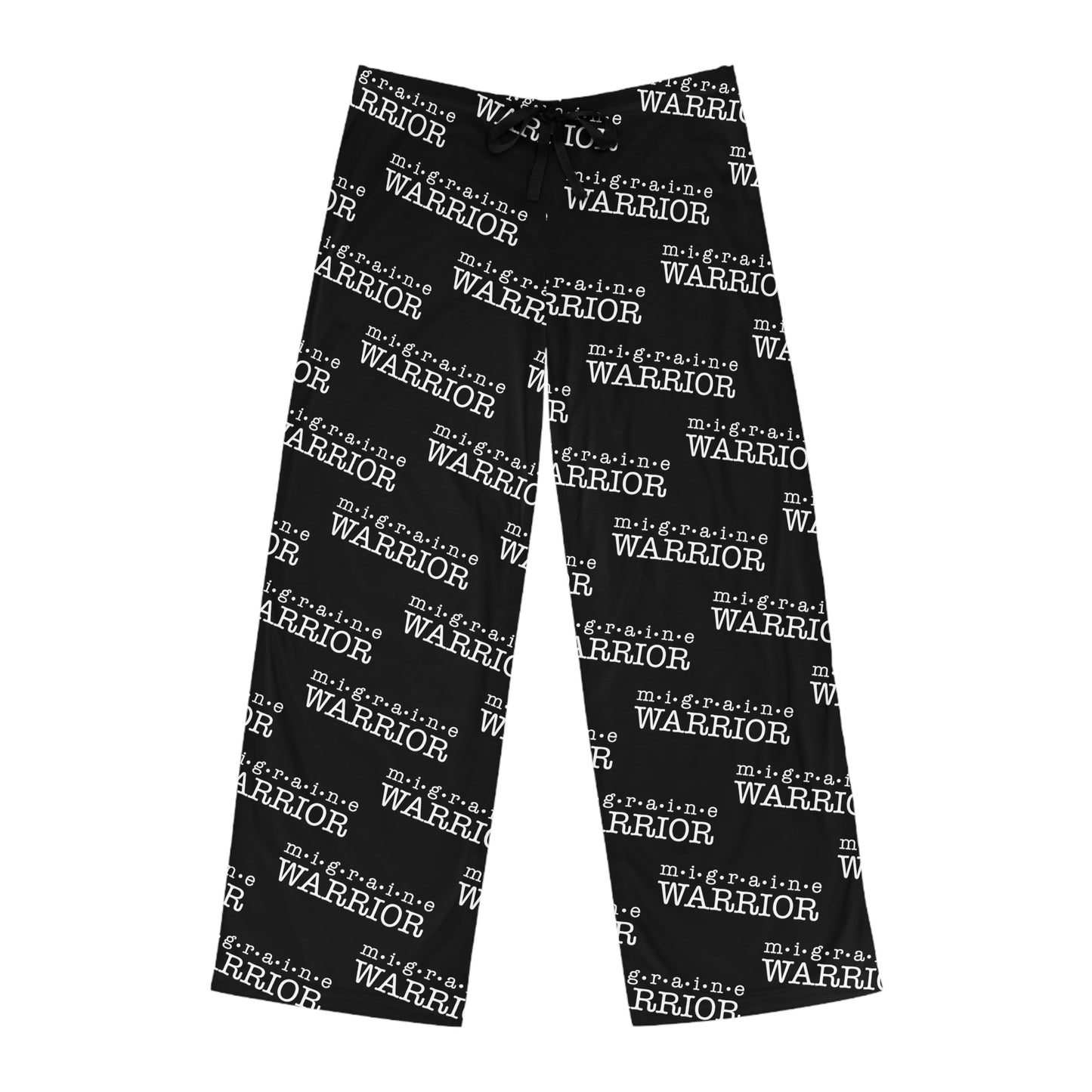Migraine Warrior Men's Pajama Pants (Black & White)
