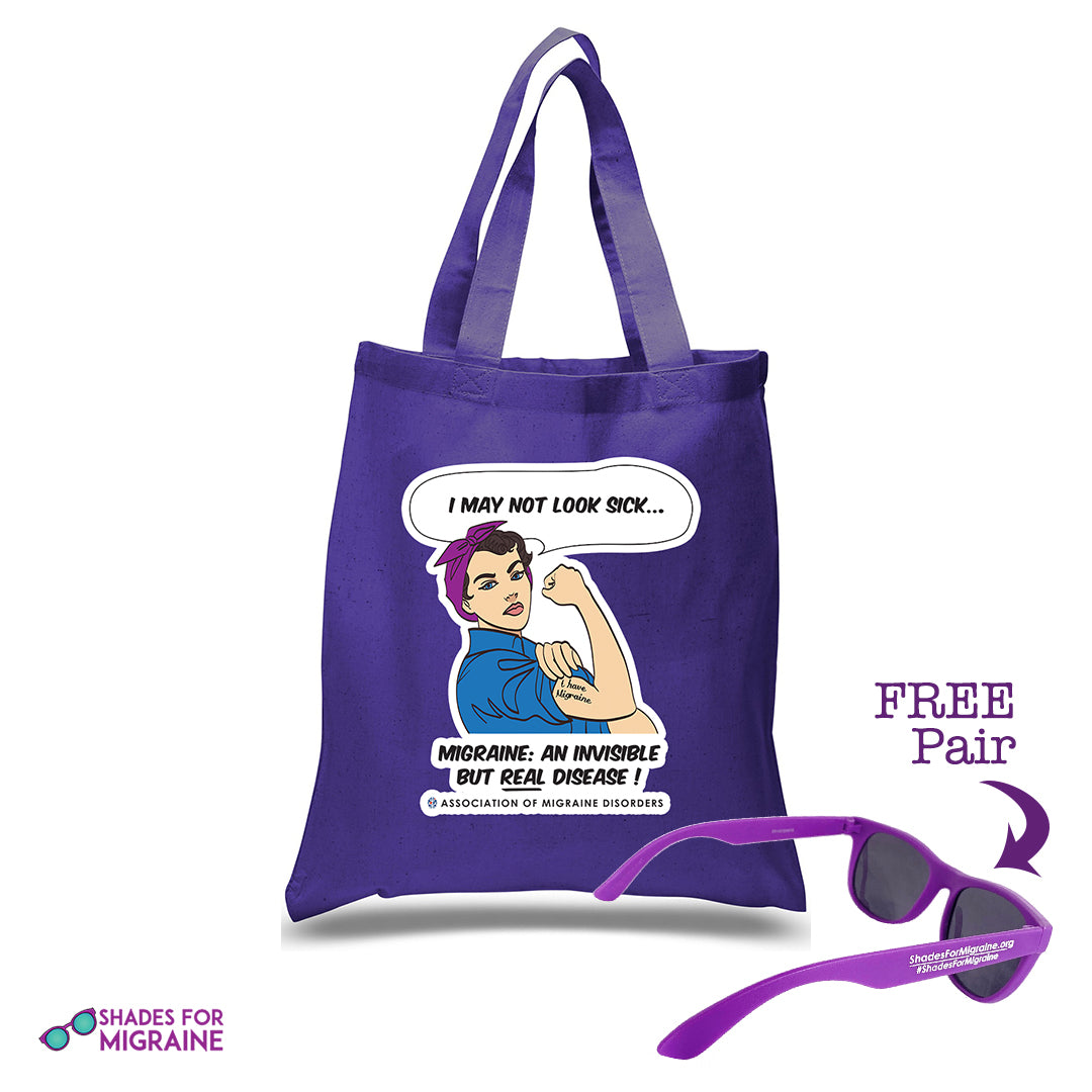 Rosie Tote with Free Sunglasses - Achy Smile Shop