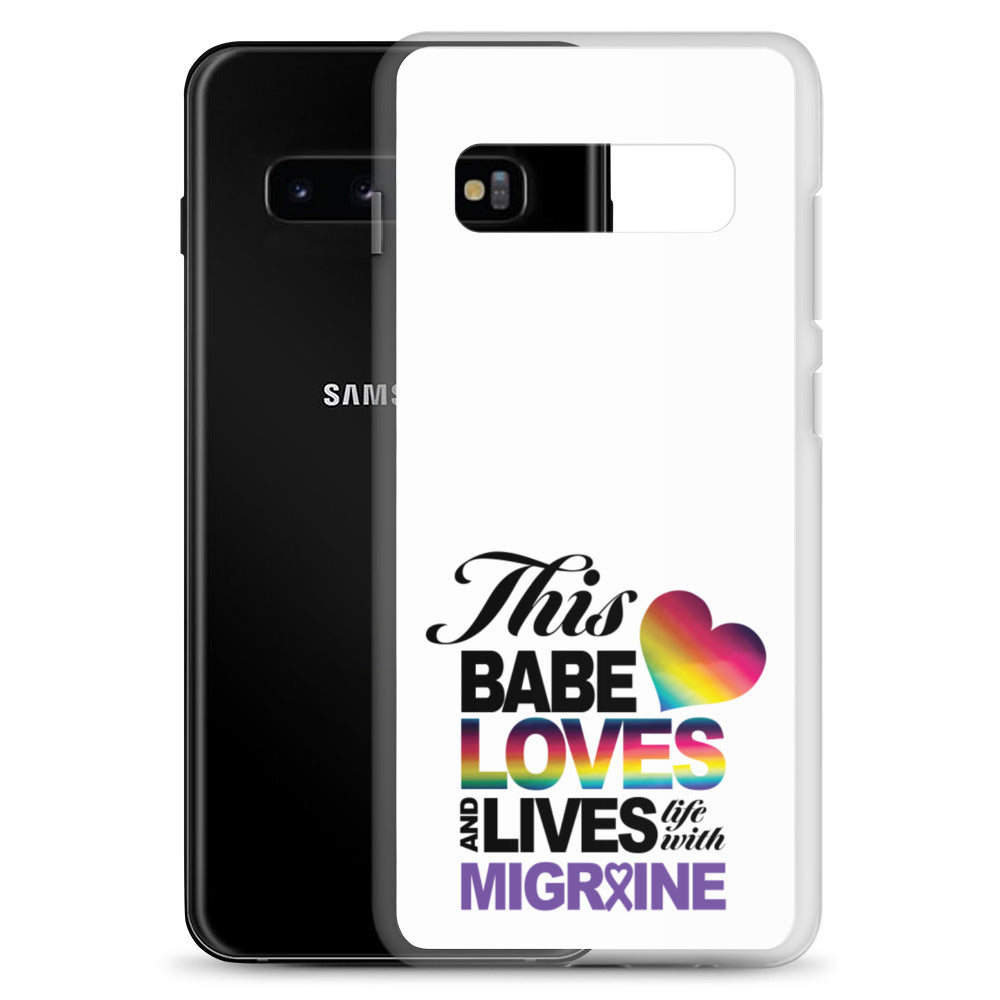 This Babe Loves & Lives Life Samsung Case - Achy Smile Shop