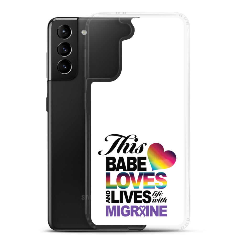 This Babe Loves & Lives Life Samsung Case - Achy Smile Shop