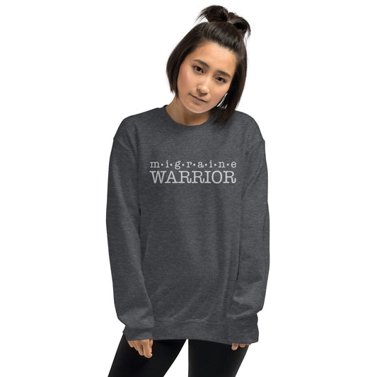 Migraine Warrior Embroidered Sweatshirt
