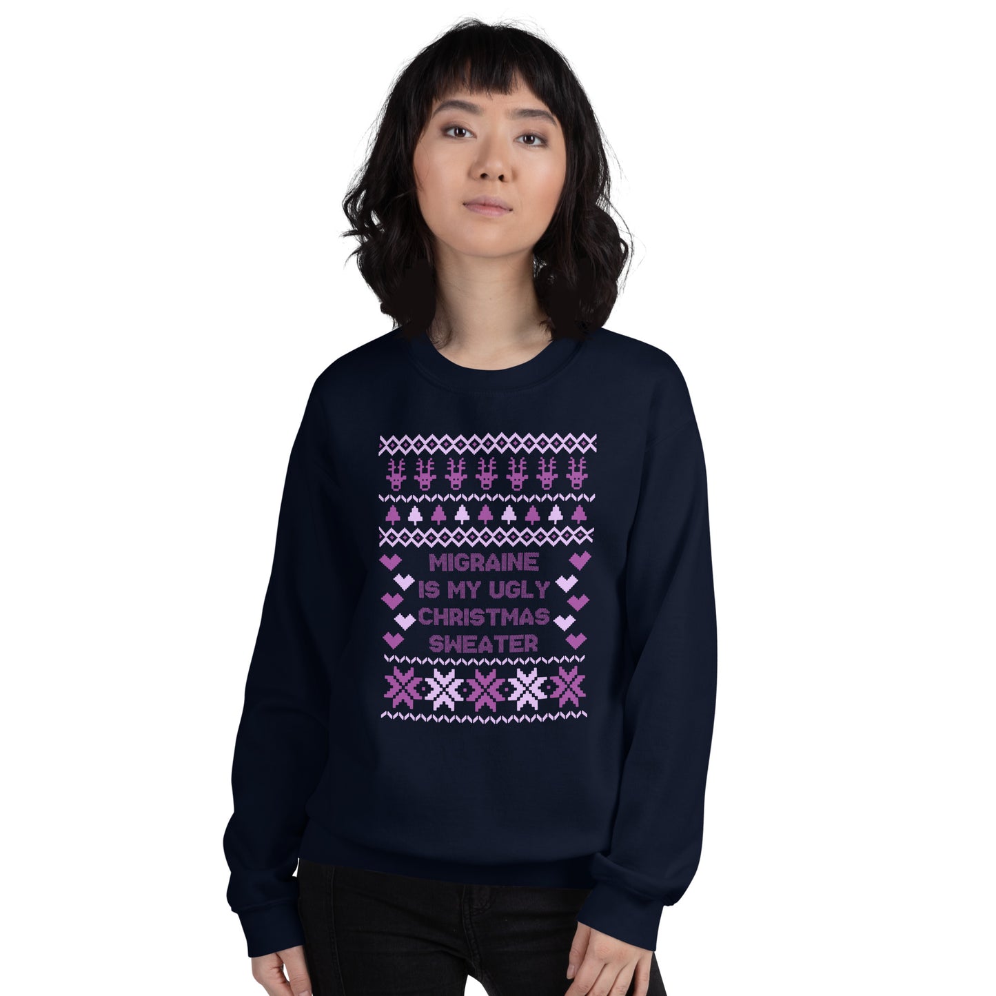Migraine is My Ugly Christmas Sweater Sweatshirt