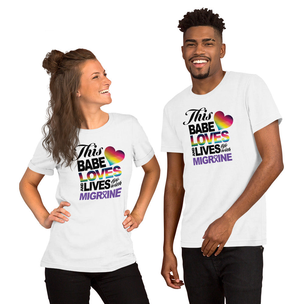 This Babe Loves & Lives Life Short-Sleeve Unisex T-Shirt - Achy Smile Shop