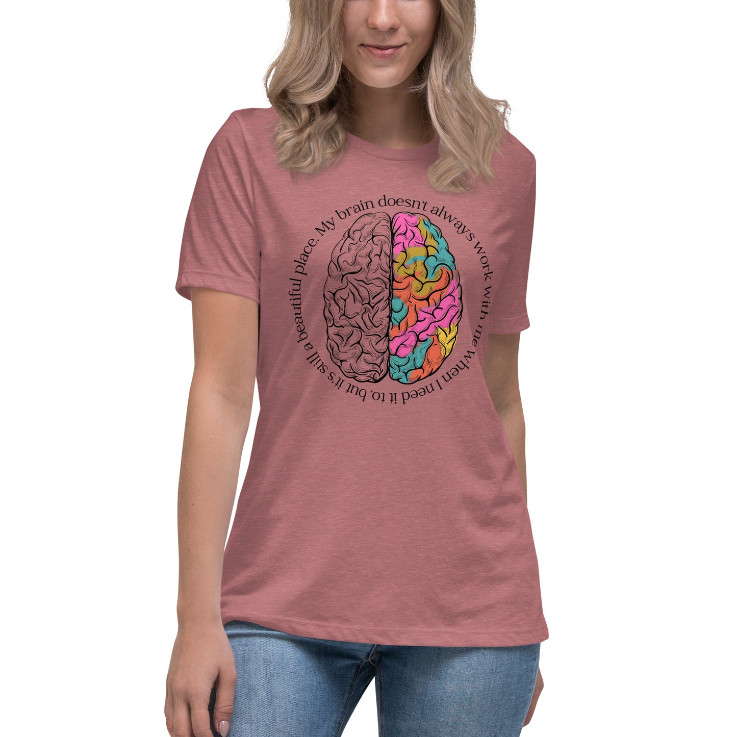 Brain Colors Women's Relaxed T-Shirt