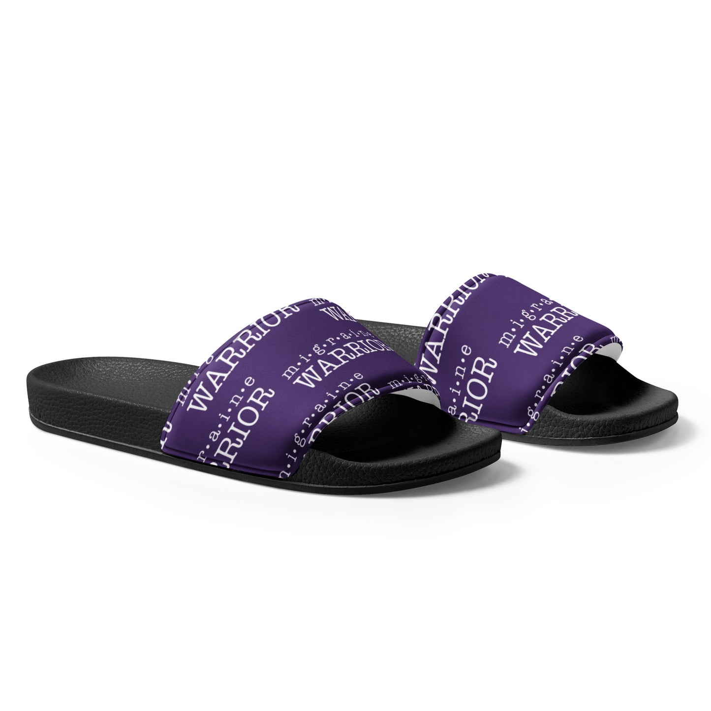 Purple Warrior Women's Slides